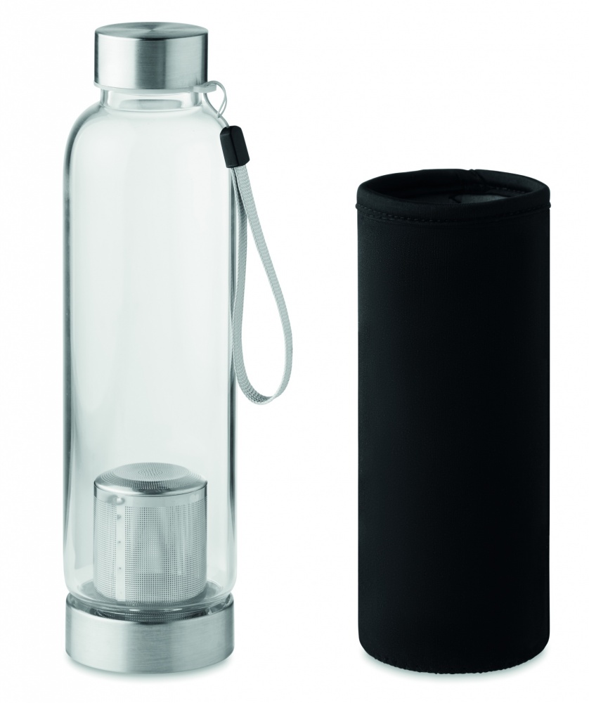 Logotrade promotional gift picture of: Single wall glass bottle 500ml