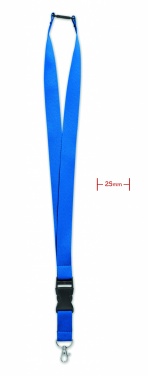 Logo trade promotional item photo of: Lanyard with metal hook 25mm