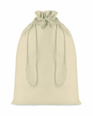 Logo trade promotional gifts image of: Large Cotton draw cord bag 30 x 47 cm