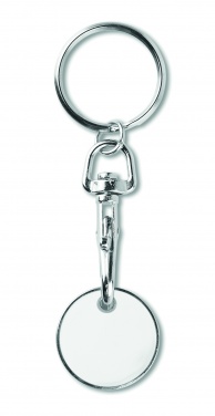 Logotrade promotional giveaway image of: Key ring token (€uro token)