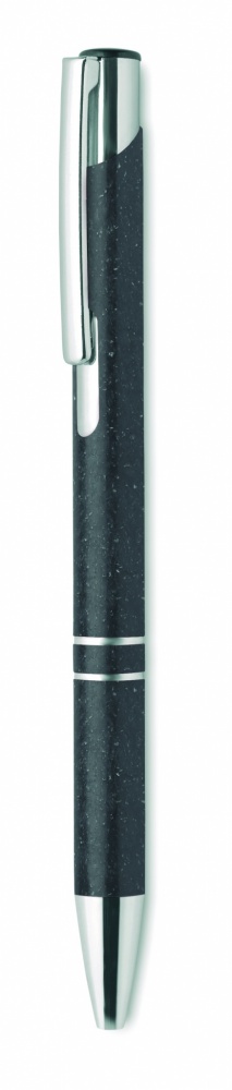 Logotrade corporate gift image of: Wheat Straw/ABS push type pen