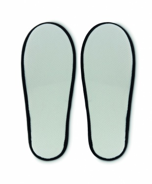 Logo trade promotional merchandise picture of: Pair of slippers in pouch
