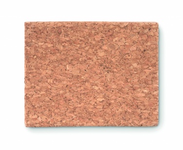 Logo trade promotional merchandise photo of: Cork sticky note memo pad
