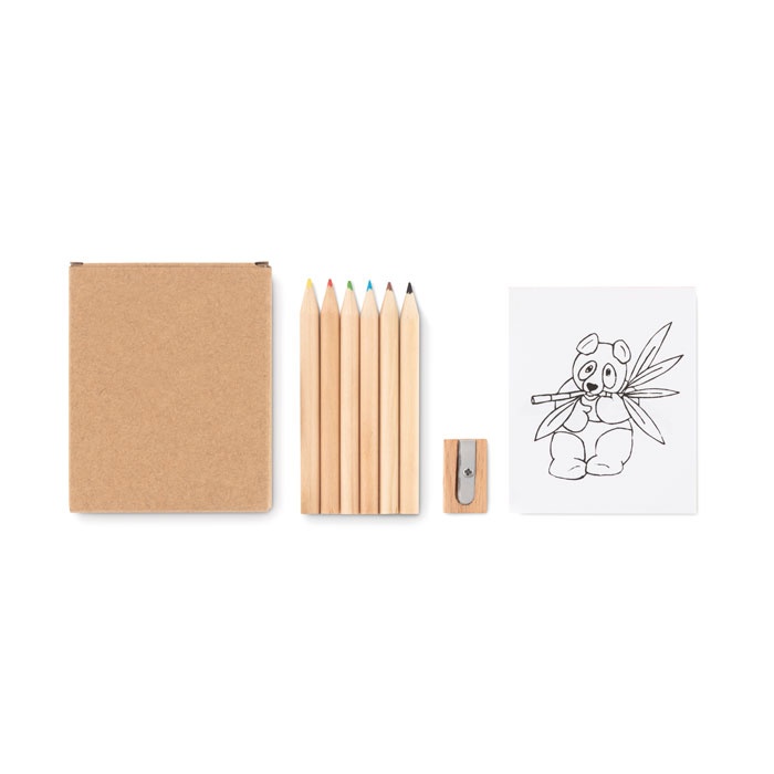 Logo trade corporate gift photo of: Colouring set