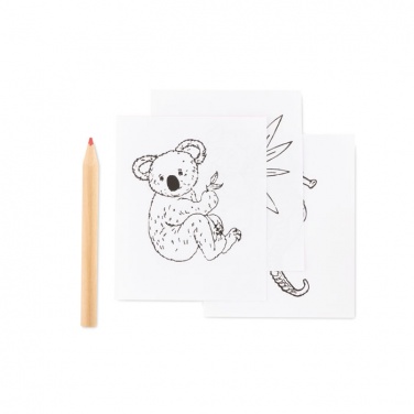 Logo trade promotional giveaway photo of: Colouring set