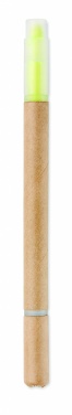 Logo trade promotional products picture of: 2 in 1 carton pen highlighter