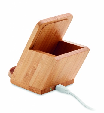 Logotrade business gift image of: Wireless charger pen holder 5W BAICOI