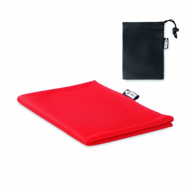 Logotrade corporate gift image of: RPET sports towel and pouch