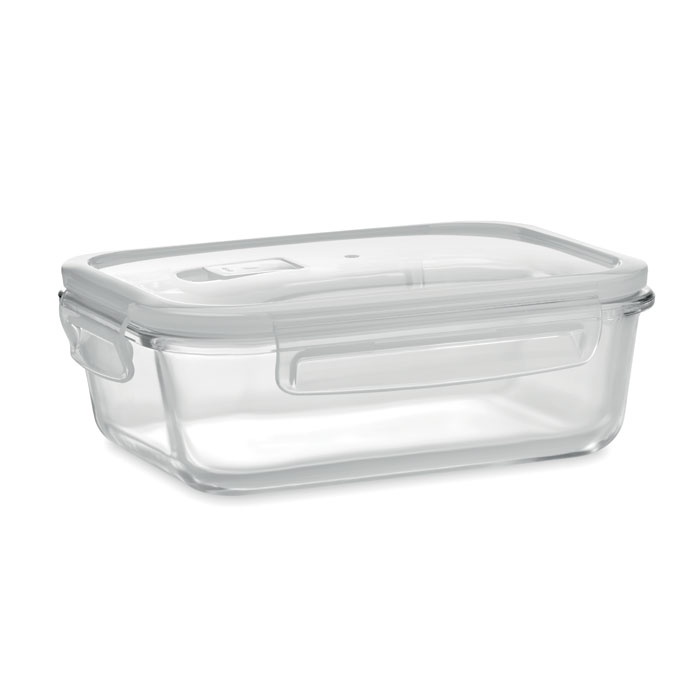 Logo trade promotional gifts image of: Glass lunchbox & PP lid 900ml