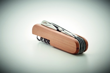 Logotrade promotional merchandise photo of: Multi tool pocket knife bamboo