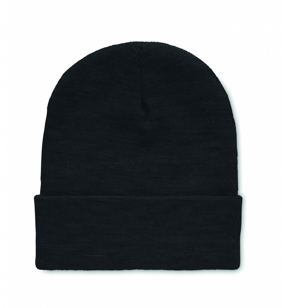 Logotrade promotional merchandise image of: Beanie in RPET with cuff