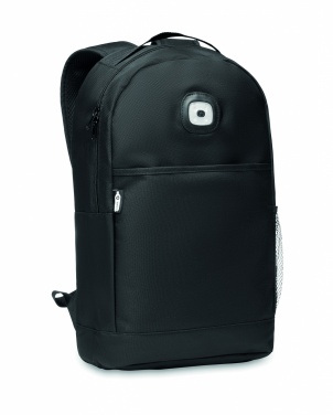 Logotrade promotional product picture of: Backpack in RPET & COB light