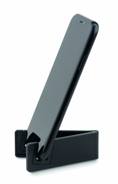 Logo trade advertising products picture of: Phone holder bamboo fibre/PP