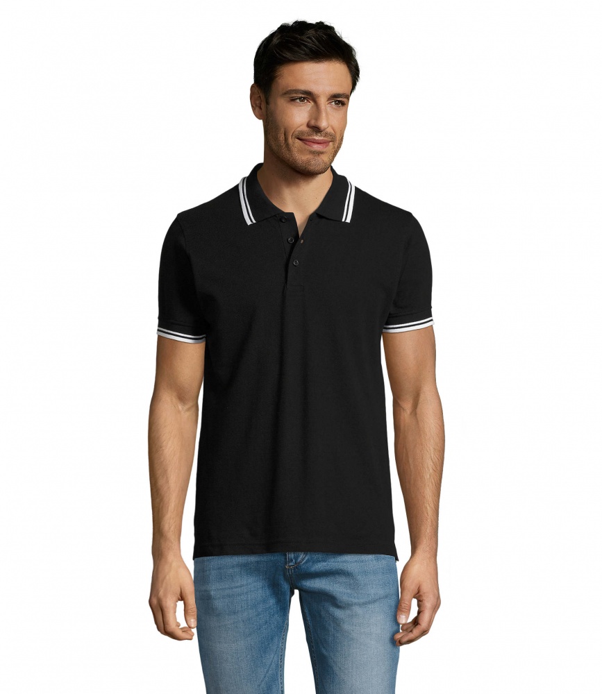 Logotrade promotional item picture of: PASADENA men polo 200g