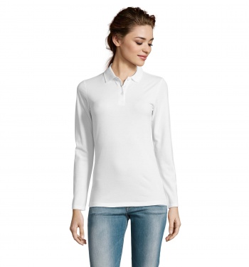 Logo trade promotional products picture of: PERFECT WOMEN LSL POLO  180
