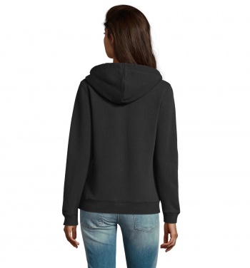 Logotrade promotional item image of: SPIKE WOMEN ZIP HOOD SWEAT