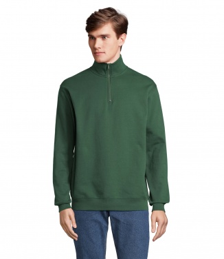 Logo trade advertising products picture of: CONRAD Sweat Zip Collar