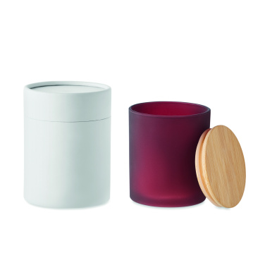 Logotrade promotional product picture of: Plant based wax candle 200 gr