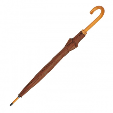 Logo trade business gift photo of: Wooden automatic umbrella NANCY