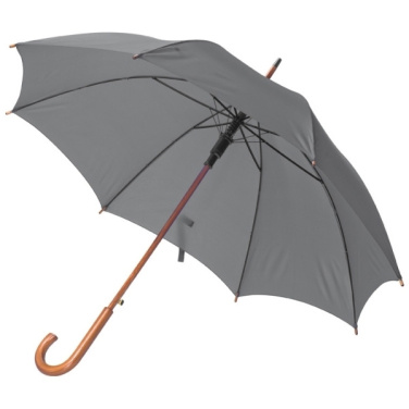 Logotrade promotional product image of: Wooden automatic umbrella NANCY