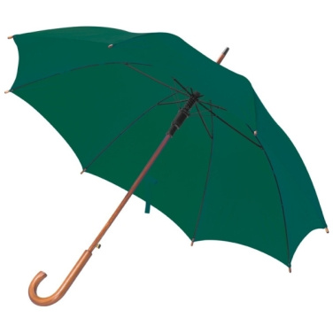 Logotrade promotional gift picture of: Wooden automatic umbrella NANCY
