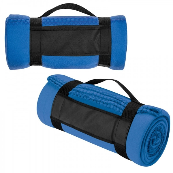 Logo trade corporate gifts image of: Big fleece blanket NASHVILLE