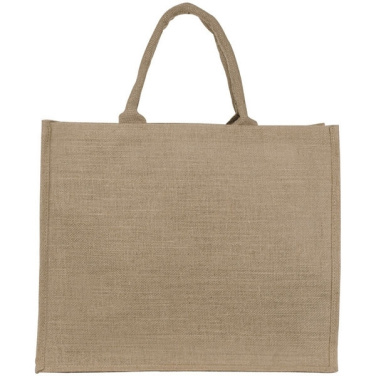Logo trade promotional giveaways image of: Jute bag, big HANNOVER
