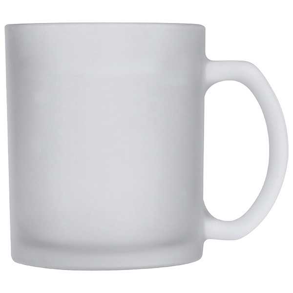 Logo trade promotional merchandise image of: Glass coffee mug GENEVA 300 ml