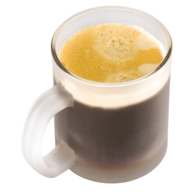 Logo trade advertising products image of: Glass coffee mug GENEVA 300 ml