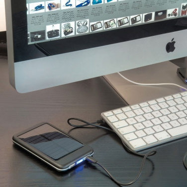 Logo trade promotional giveaways image of: Solar power bank PHILADELPHIA