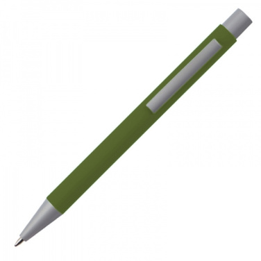 Logotrade promotional giveaway image of: Metal ballpen soft touch ABU DHABI