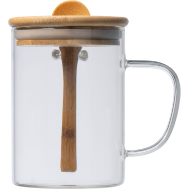 Logotrade promotional gift image of: Glass mug JACKSON 420 ml