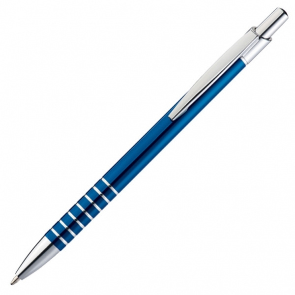 Logo trade promotional giveaway photo of: Metal ballpen ITABELA