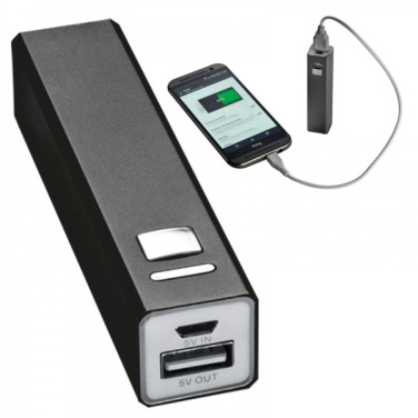 Logotrade promotional giveaways photo of: Metal power bank PORT HOPE 2200mAh