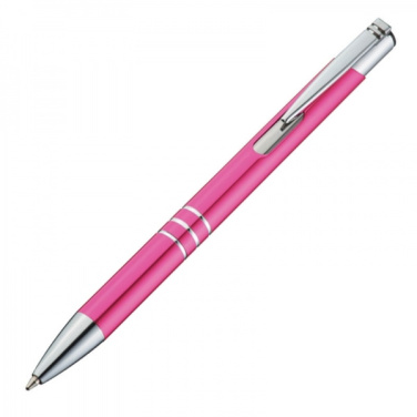 Logo trade business gift photo of: Metal ballpen ASCOT