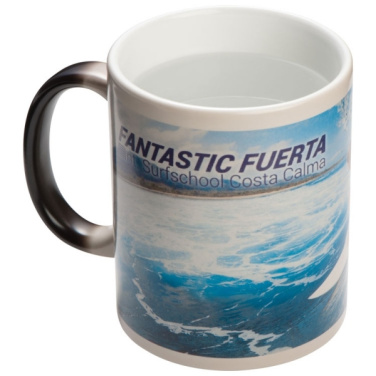 Logo trade corporate gifts image of: Colour-changing sublimation mug SIRMIONE 300 ml