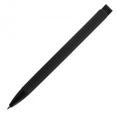 Logo trade promotional item photo of: Metal ballpen soft touch BRESCIA