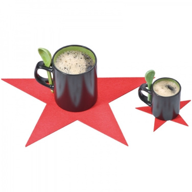 Logo trade promotional items picture of: Felt star set KARLSTAD