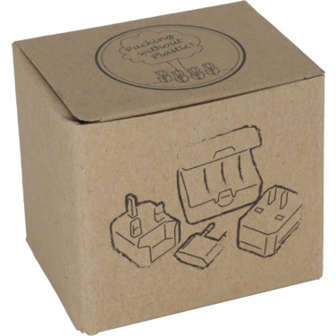 Logo trade promotional products image of: Travel adapter PERU