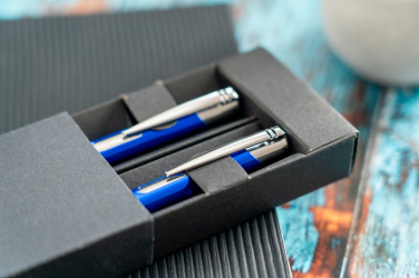 Logotrade promotional gift picture of: Metal writing set CLAREMONT