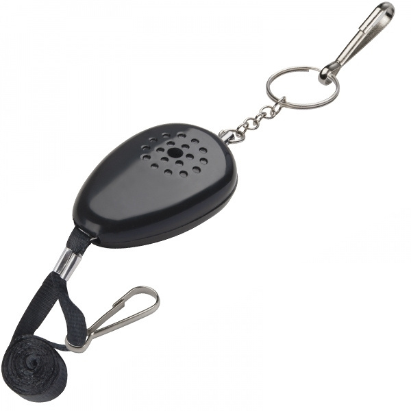 Logo trade promotional giveaways image of: Keyring with alarm function OVADA