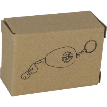 Logo trade promotional merchandise image of: Keyring with alarm function OVADA