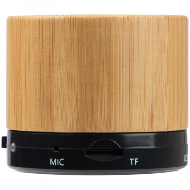 Logotrade promotional item image of: Bamboo bluetooth speaker FLEEDWOOD