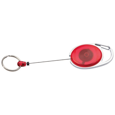Logotrade promotional gift picture of: Ski-Pass with Carabiner Keyring EMPLOYEE