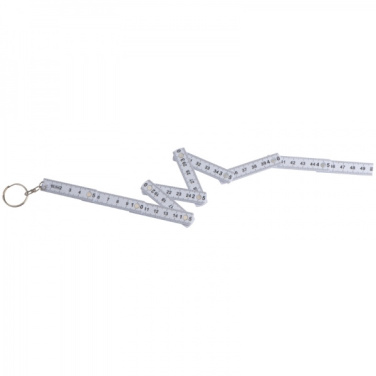 Logotrade promotional giveaway picture of: Keyring with 0,5m ruler