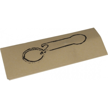 Logotrade promotional items photo of: Keyring with shopping cart chip STICKIT