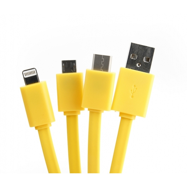 Logotrade business gifts photo of: Personalized charging cable 3in1