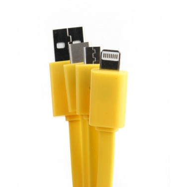 Logotrade promotional product image of: Personalized charging cable 3in1