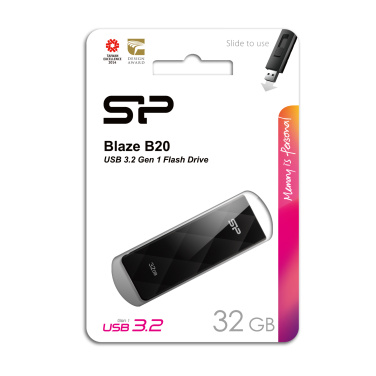 Logo trade advertising products picture of: Pendrive Silicon Power B20 USB 3.0