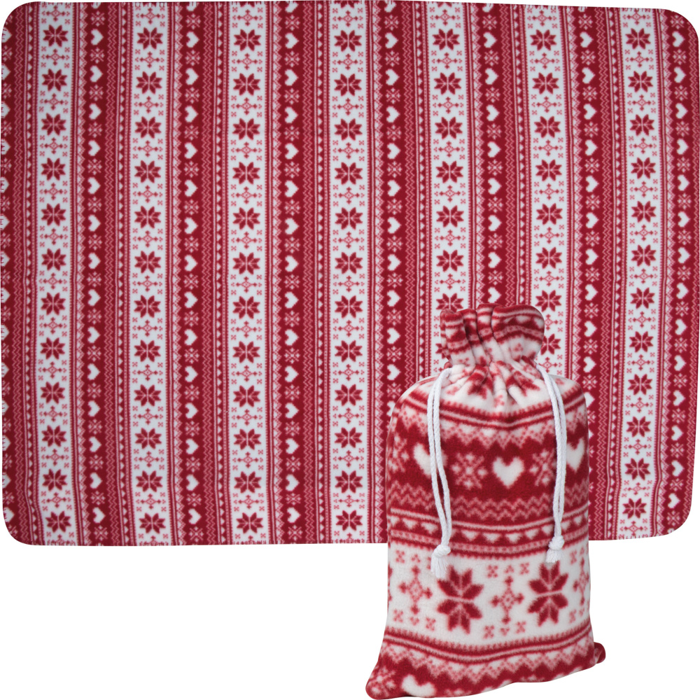 Logo trade advertising products image of: Christmassy blanket DEBRECEN